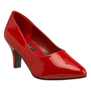 Divine 420W by Pleaser USA in Red Patent.