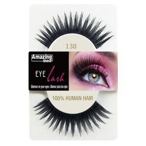 Amazing shine 138 lashes - 100% human hair false eyelashes