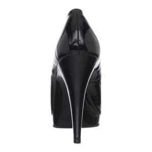 The Flair 480 is a fully enclosed classic court shoe mounted on a slight front platform. The sexy stiletto heel provides an elegant look and slender effect on your long legs.