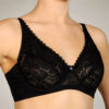 Black lace enhancer bra specially designed for our silicone breast forms