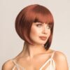 synthetic inverted wig