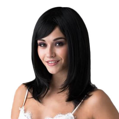 Katie shade black wig