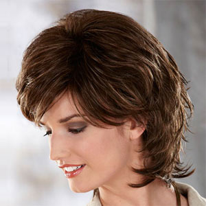 Chloe Henry Margu wig - Medium length wavy styled wig.