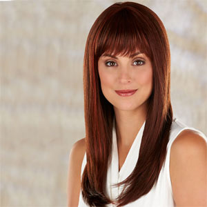 Perfection Henry Margu wig. Long straight style with a full fringe.