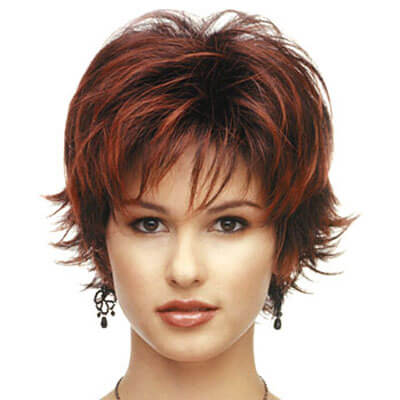 Rene of Paris Coco synthetic short styled wig attitude and style in one wig