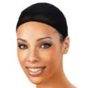 Wig cap available in black or nude.
