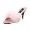 Amour-03 by Pleaser USA in Pink Satin finish