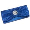 Blue and diamante encrusted evening bag