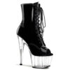 Adore 1021 Black Patent on clear