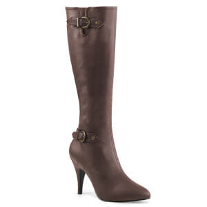 Dream 2030 knee boot brown faux leather