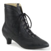 Fab 1005 ankle boot black faux leather