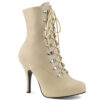 Eve 106 ankle boot cream faux leather