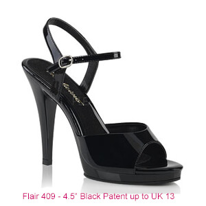 Pink Label Crossdressing Shoe Range - Styles up to UK 14