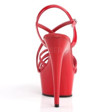 Pleaser Delight 613 red patent