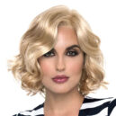 Aster Lace Front wig in medium blonde