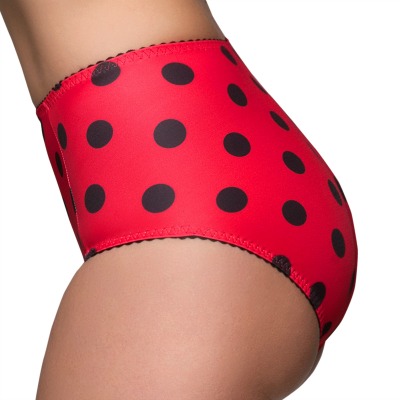 Red & Black Retro Knickers