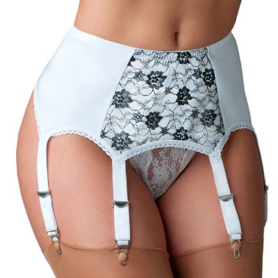 6 drop suspender belt