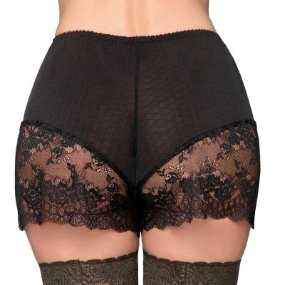 Black Lace trim cami knickers