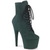 Emerald Green Faux Suede
