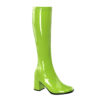 Lime Green Stretch Patent