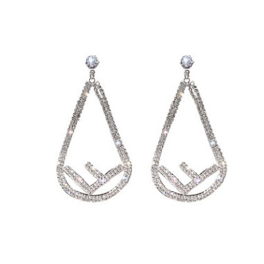 Drop Rhinestone earrings