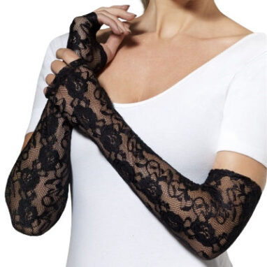 Gothic Lace Fingerless Gloves