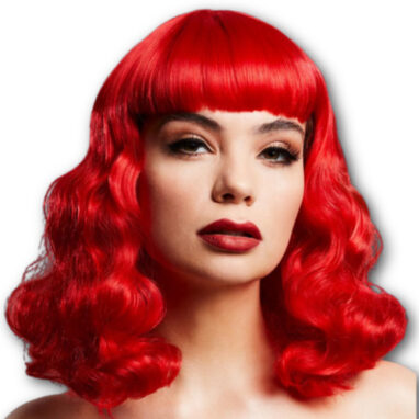 Bettie retro wig red