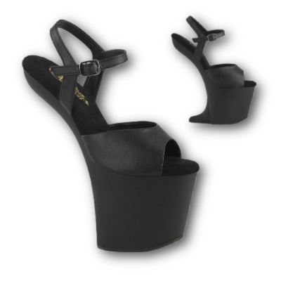 Pleaser Craze 809 Black PU