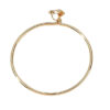Yellow Gold clip-on hoop earrings