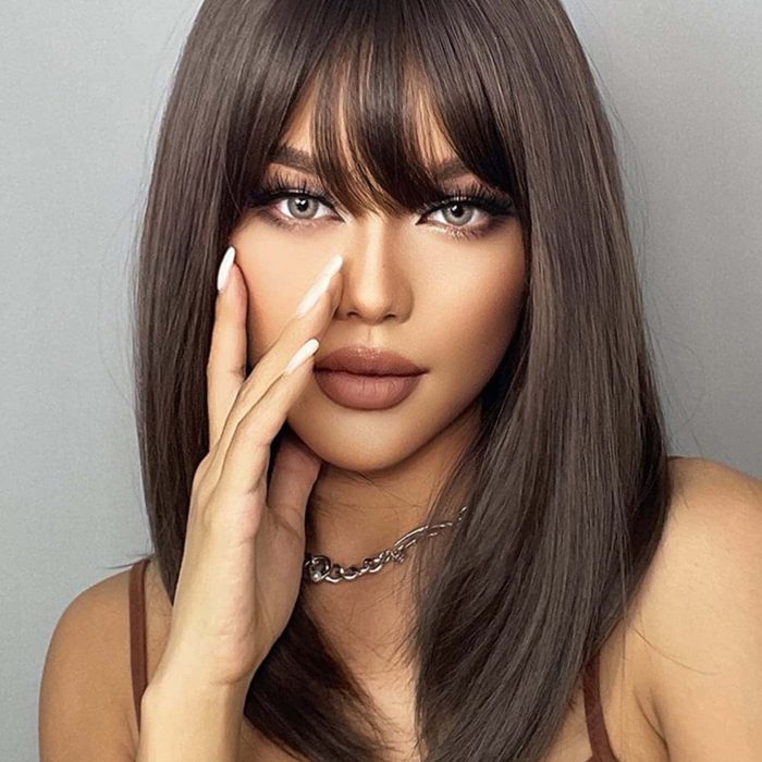 straight synthetic wig Alice