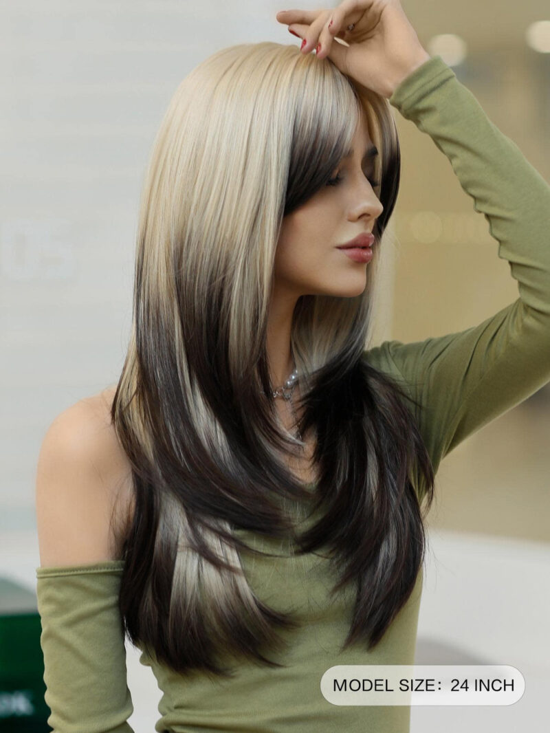 ombre 24" wig