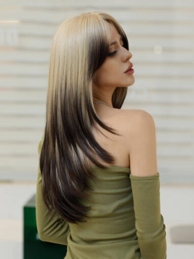 Long length wig in Ombre