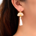 Tassel Charm clip-on Earrings