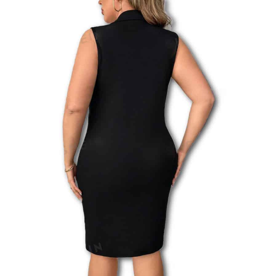 Black short dress
