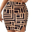 Split Hem Bodycon Skirt