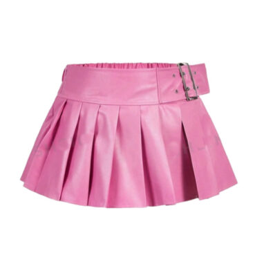 Pink Pleated skirt