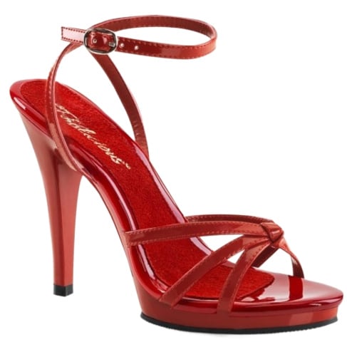 Pleaser 436 Red Patent