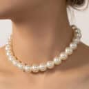 Classic Basic Faux Pearl Necklace