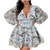 plus-size-floral-chiffon-dress-lantern-sleeves
