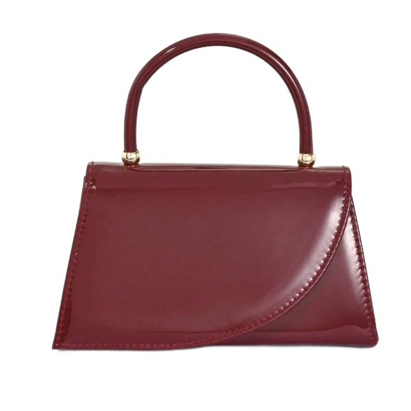 Elegant Shiny Solid Color PU Handbag_Evening Bag, (2)