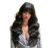 Sandra black full lenth wig