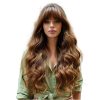 Sandra gold shade long wig