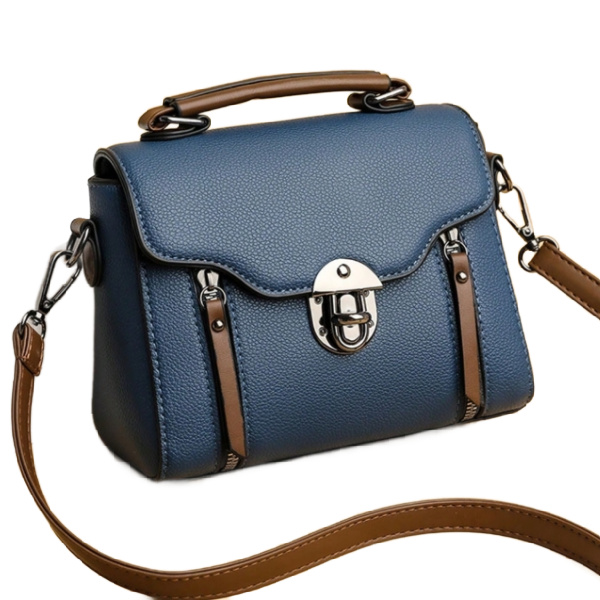 satchel bag blue