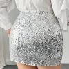 Bodycon sequin skirt