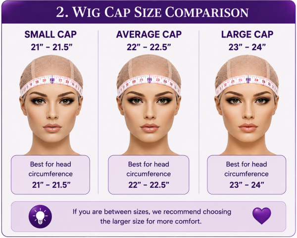 Crossdressing Wigs UK cap sizes