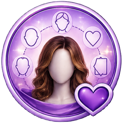 Crossdressing Wigs UK face shape - complete wig guides