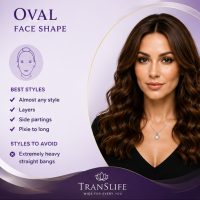 crossdressing wigs UK oval face shape