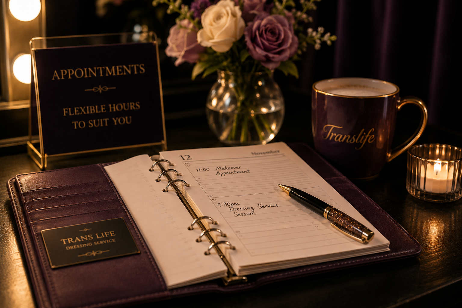 Flexible appointments for the Translife dressing service