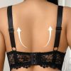 sheer lace underwired bra (1) Sheer lace black underwire bra