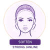 soften jaw line